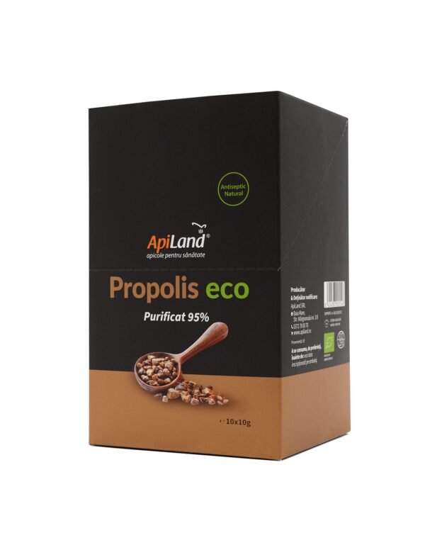 Propolis purificat 95% ECO, 10 Plicuri X 10