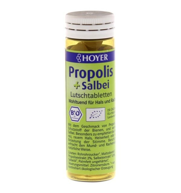 Propolis si salvie tablete bio de supt, 60