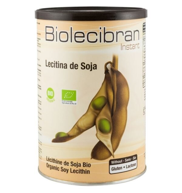 Pudra de lecitina din soia bio, 380g