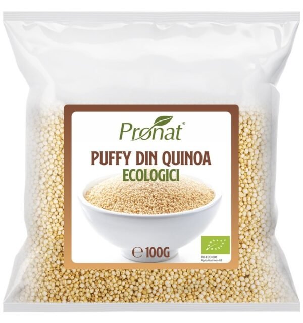 Puffy bio din quinoa, 100g