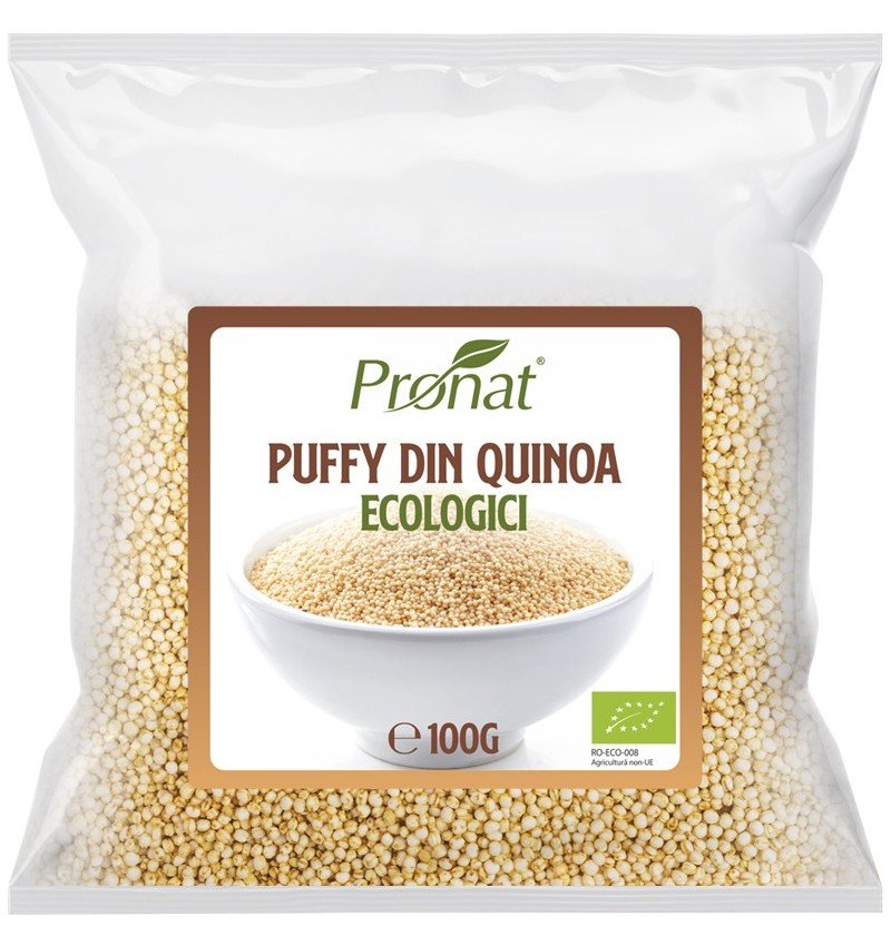 Puffy bio din quinoa, 100g