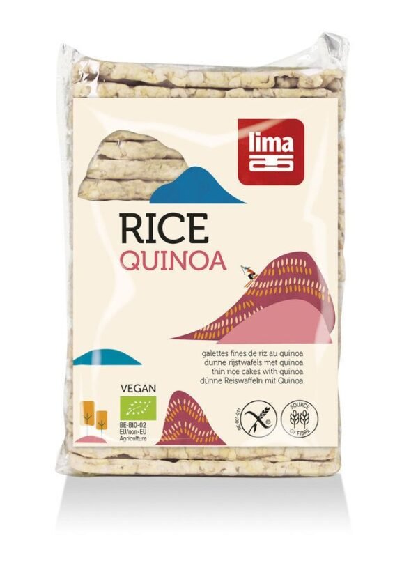 Rondele de orez expandat cu quinoa eco