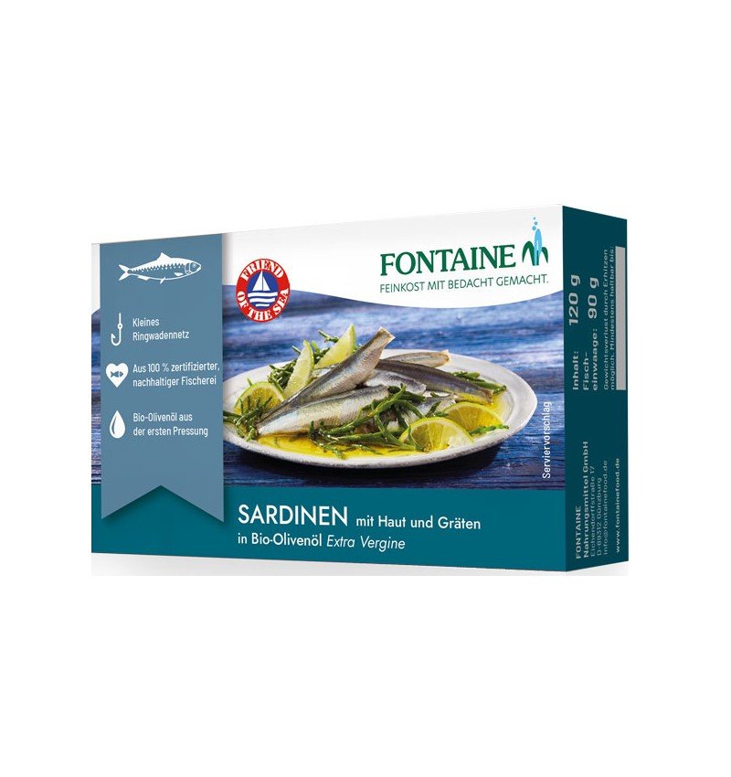 Sardine in ulei de masline extravirgin,