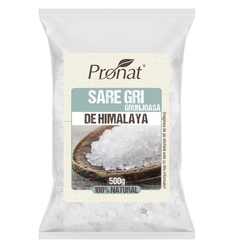 Sare de Himalaya gri grunjoasa