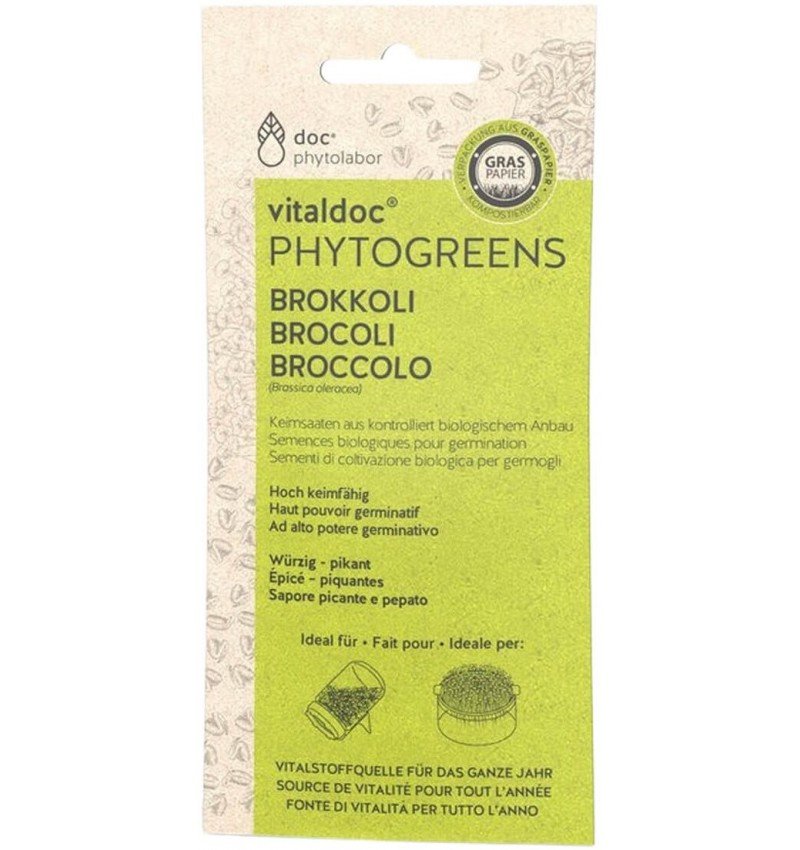 Seminte bio de broccoli pentru germinat, 50g