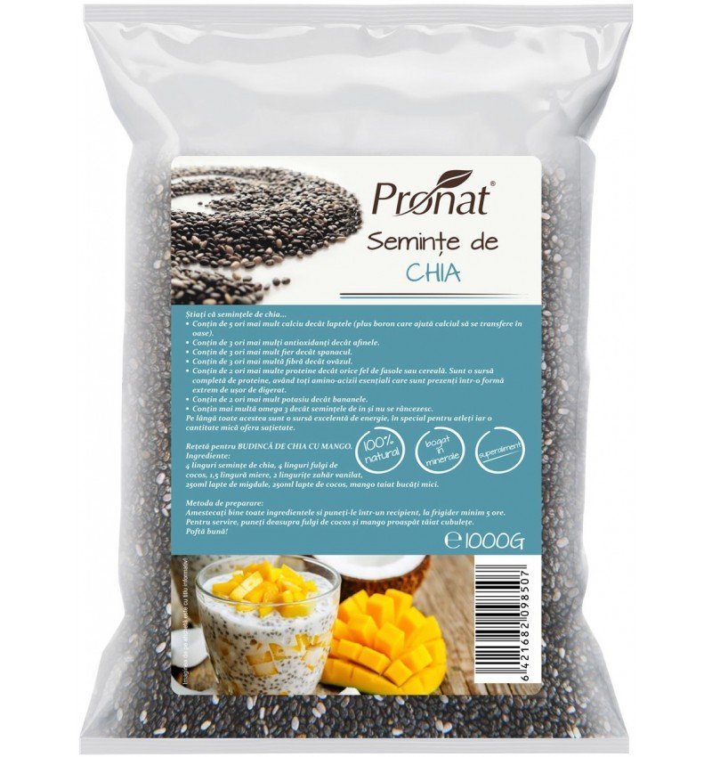 Seminte de chia, 1000g