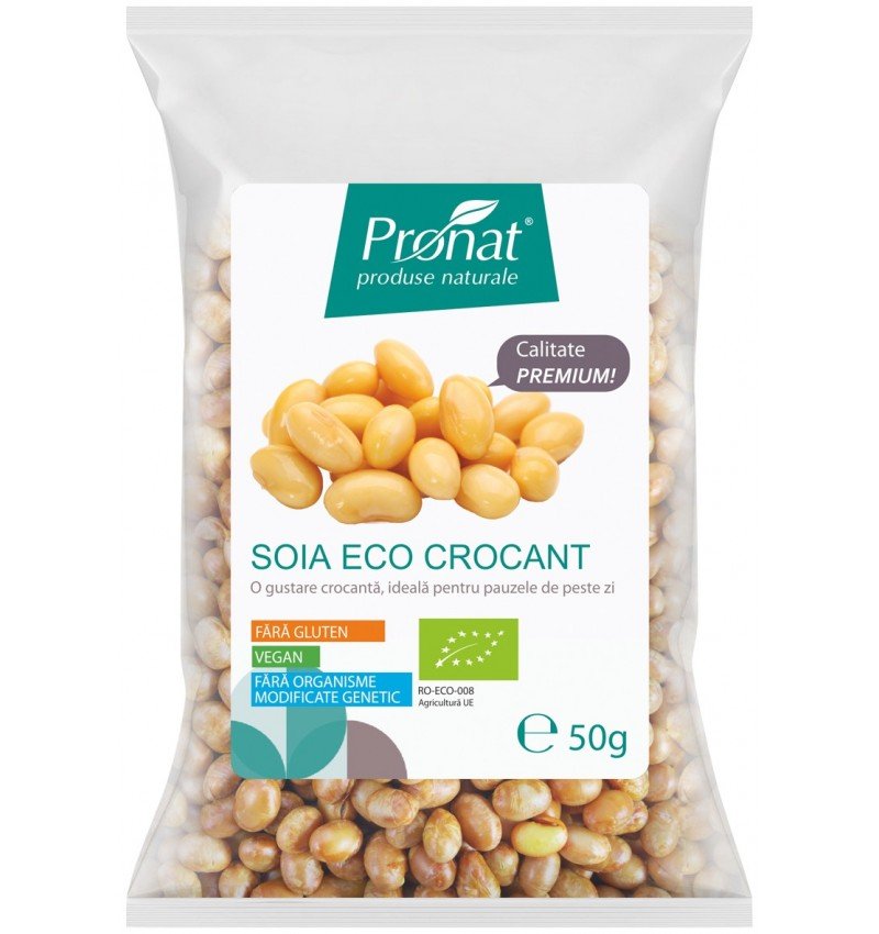 Soia bio crocant, 50g