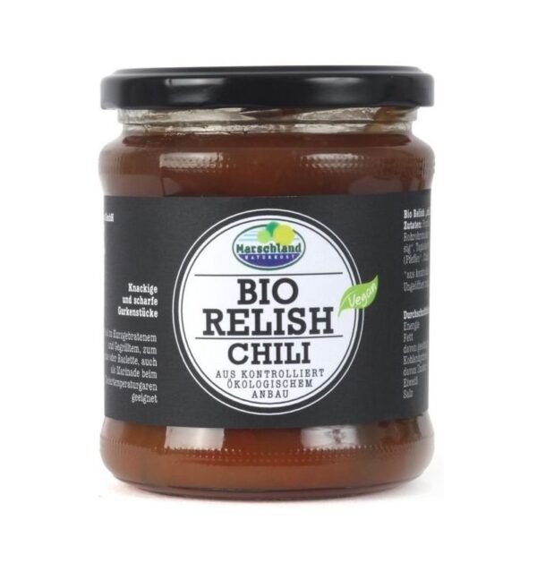 Sos bio Relish cu chilli, 325g