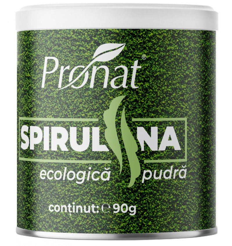 Spirulina bio pulbere, 90g