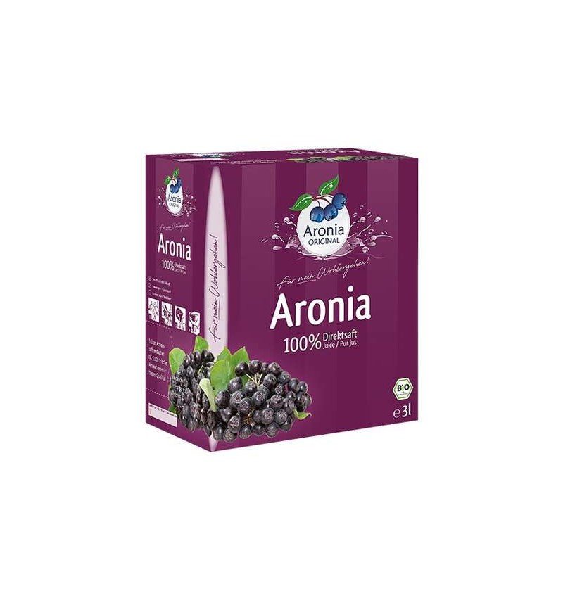 Suc bio pur de aronia, 100% suc,