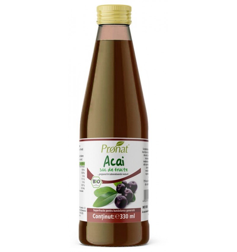 Suc bio de acai, 330ml