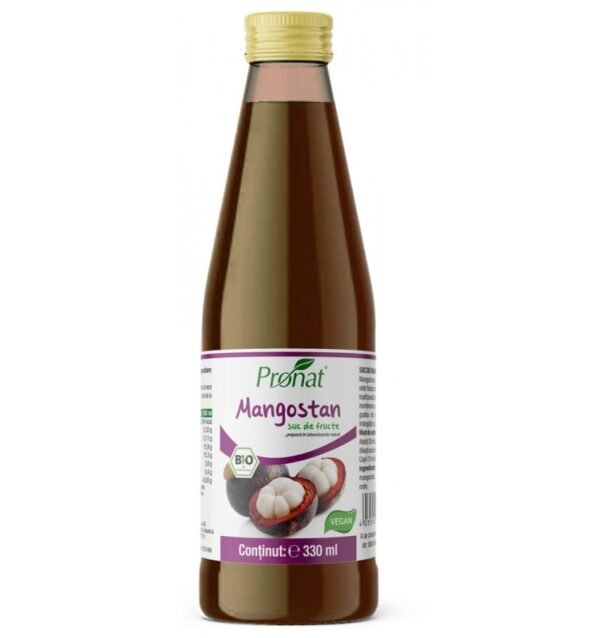 Suc de mangostan 100%, bio,