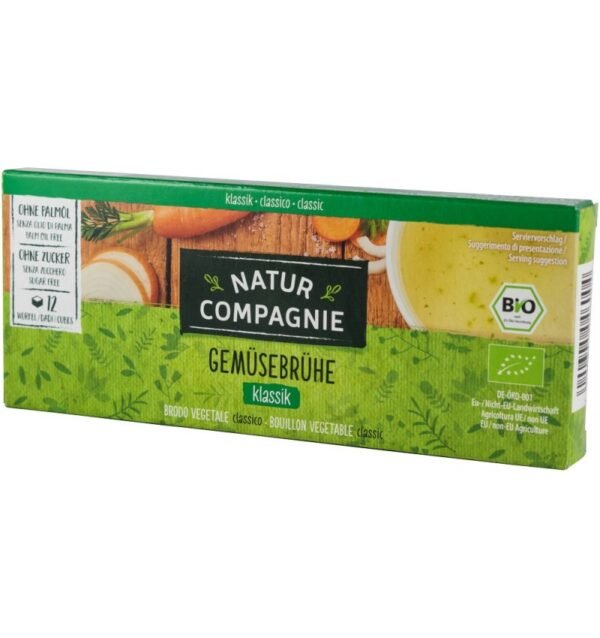 Supa bio concentrata de legume, 12 cuburi