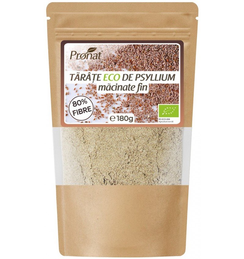 Tarate bio de psyllium macinate fin,