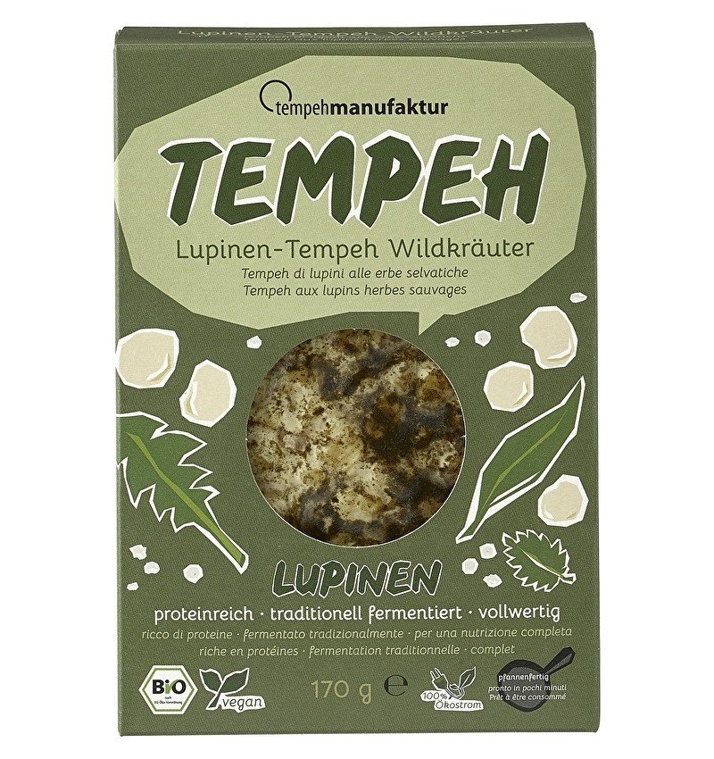 TEMPEH BIO DIN LUPIN CU PLANTE AROMATICE,