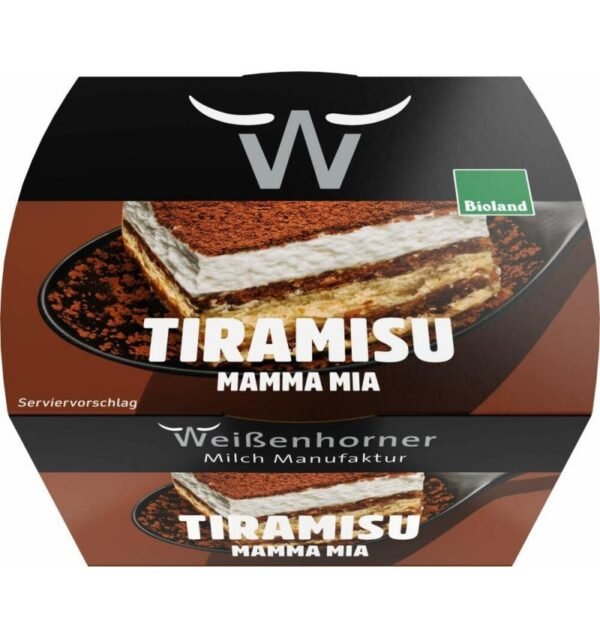 Tiramisu bio Mama mia, 100g Weisenhorner