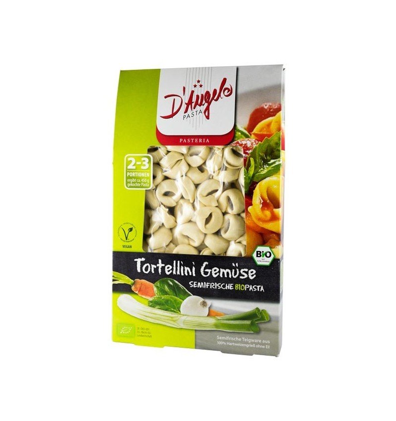 Tortellini bio cu legume, 250g