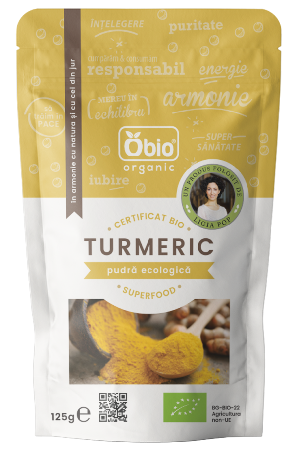 Turmeric pudra bio 125g