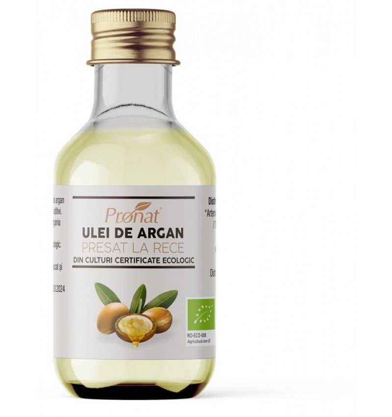 Ulei bio de argan presat la rece,