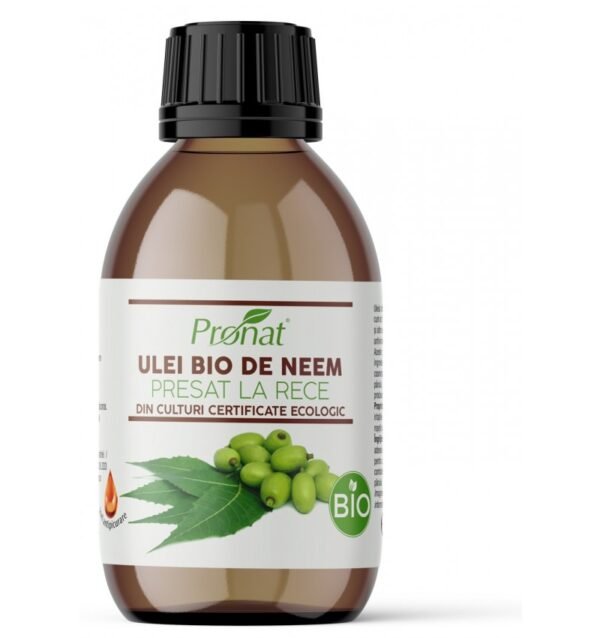 Ulei bio de neem presat la rece,