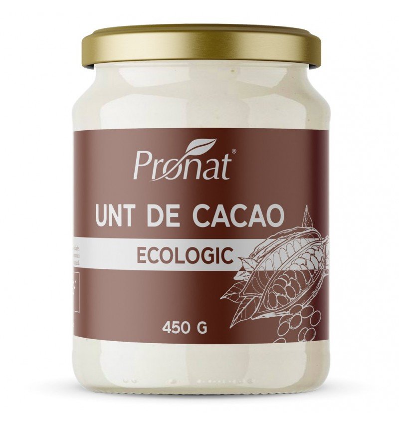 Unt de cacao bio, 450g