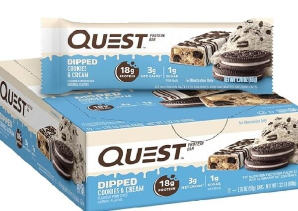 Quest Dipped Protein Bar, Baton Proteic Cu Aroma De Biscuiti