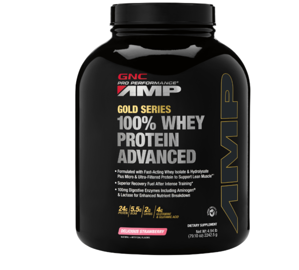 Gnc Pro Performance Amp Amplified Gold Series 100% Proteina Din Zer Advanced