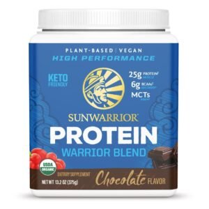 Sunwarrior Plant-based Organic Protein, Proteina Organica Vegana, Cu Aroma De
