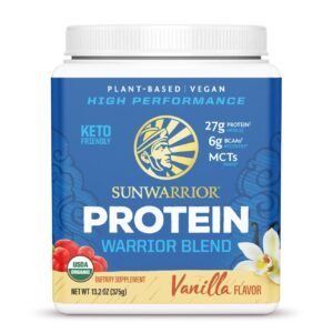 Sunwarrior Plant-based Organic Protein, Proteina Organica Vegana, Cu Aroma De