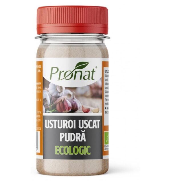 Usturoi bio uscat pudra, 60g