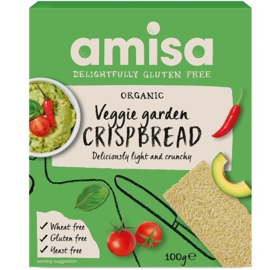 Crispbread (painici) veggie garden fara gluten bio