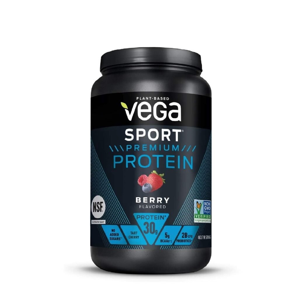 Vega Sport Premium Protein, Proteina Vegetala, Cu Aroma De Fructe