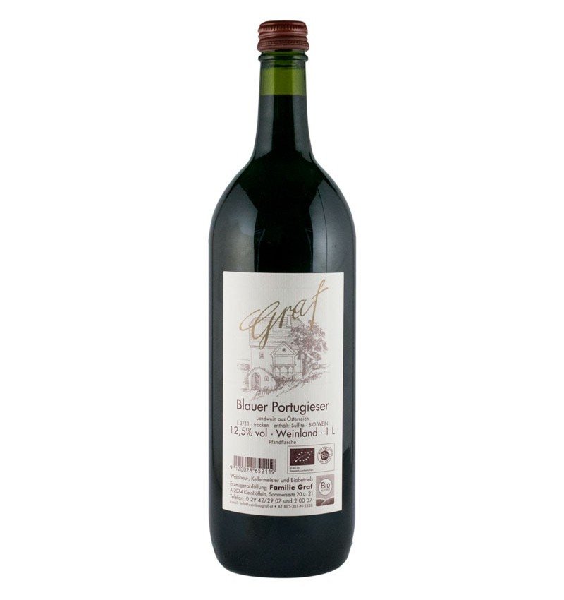 Vin rosu bio Blauer Portugieser,