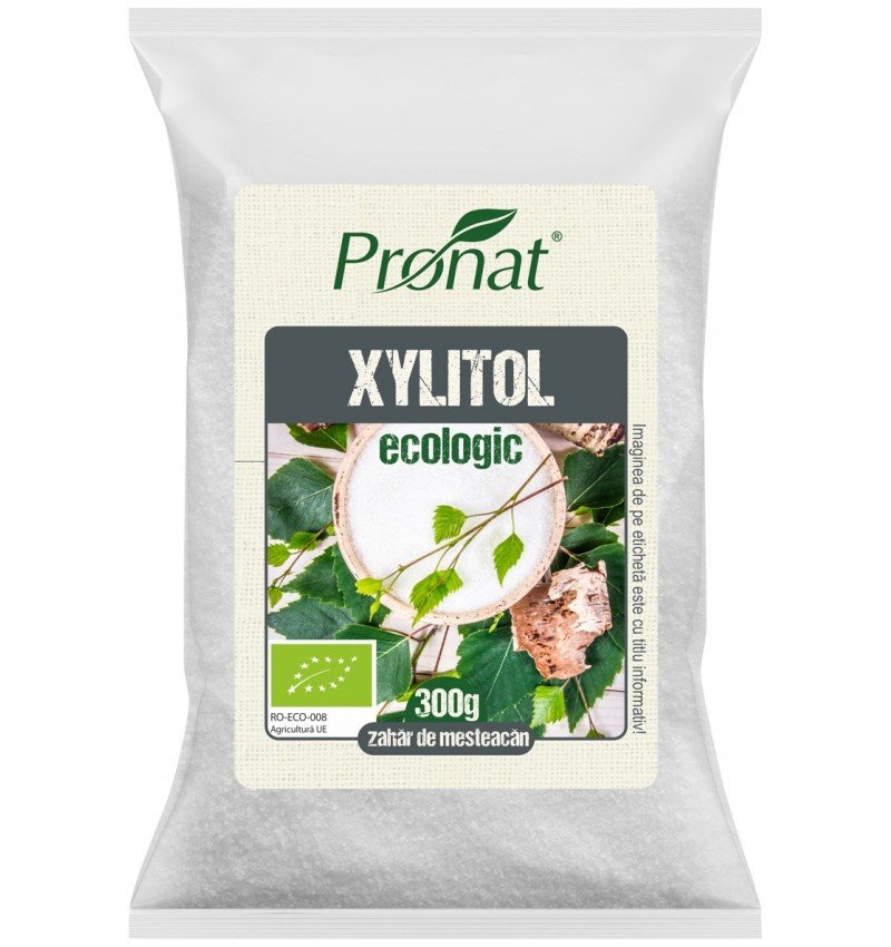 Zahar de mesteacan bio cristale, 100% xylitol,