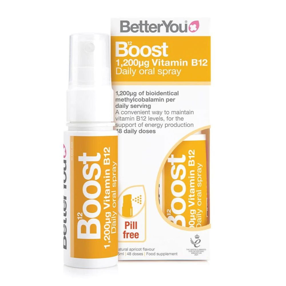 Boost B12 Spray Oral de la BetterYou este conceput pentru