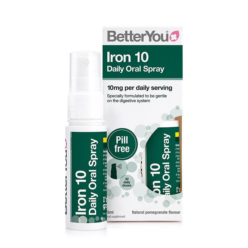 Iron 10 Oral Spray (25ml), BetterYou -- supliment alimentar cu