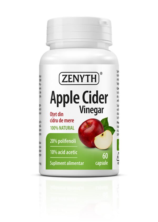 Apple Cidre Vinegar - otet din cidru de mere, 60 capsule, Zenyth